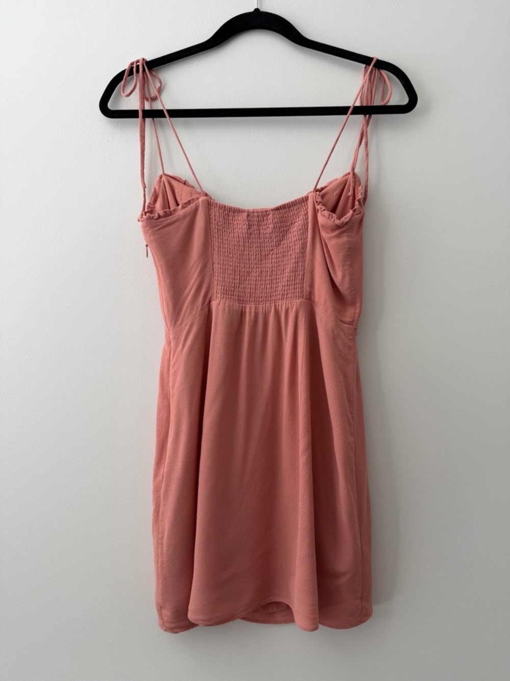 Aritzia Wilfred Fable Sweetheart Bustier Mini Dress Dusty Rose Pink Crepe Sz 6 - Picture 4 of 16